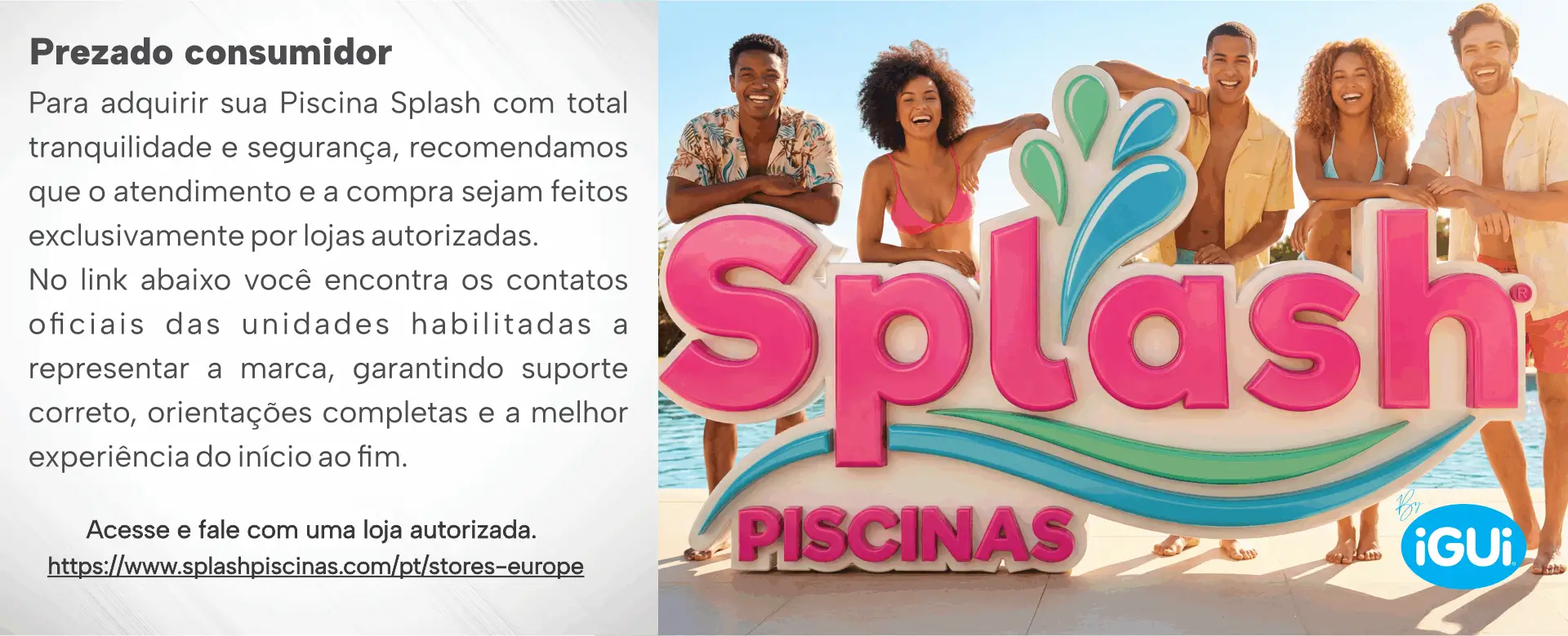 Splash Piscinas – Contatos oficiais - Total segurança e tranquilidade!